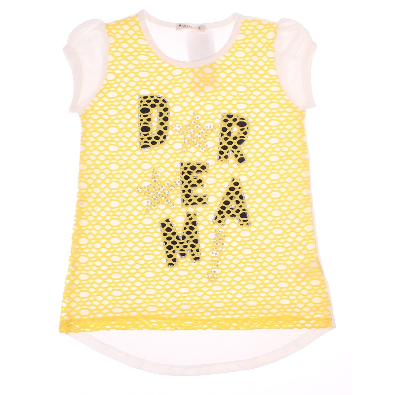 Футболка для девочки BREEZE 12488 164 см желтый/кремовый (301235)
Футболка для девочки BREEZE 12488 164 см желтый/кремовый (301235)