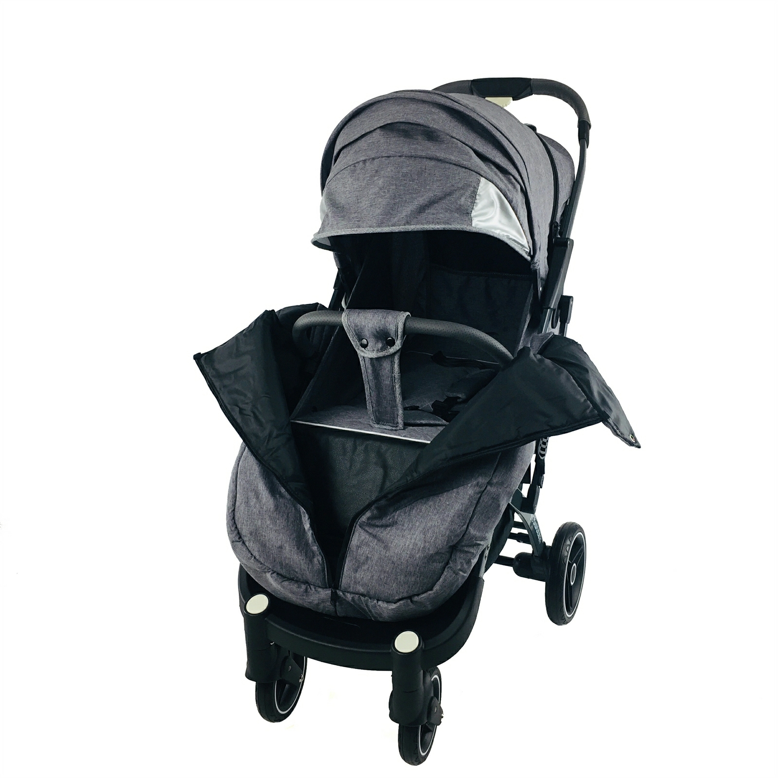 Коляска Yoya Plus Pro-21 на молнии с Сумкой для мамы серой и Конвертом на флисе Серый лен
Коляска Yoya Plus Pro-21 на молнии с Сумкой для мамы серой и Конвертом на флисе Серый лен