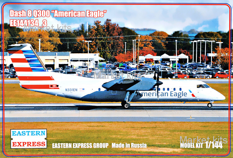 Пассажирский самолет Dash 8 Q300 "American Eagle" 1:144 Eastern Express (EE144134-03)
Пассажирский самолет Dash 8 Q300 "American Eagle" 1:144 Eastern Express (EE144134-03)