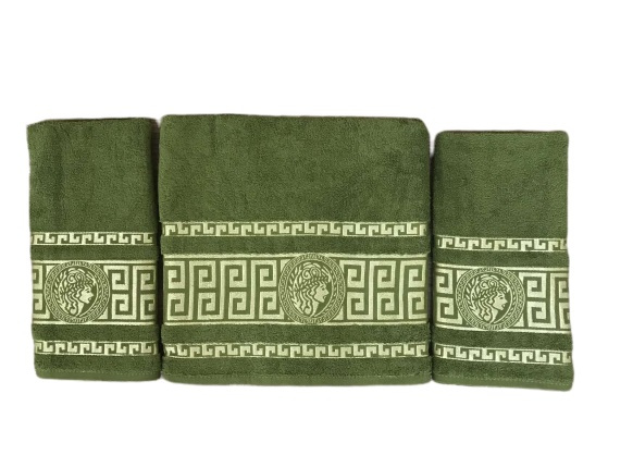 Набор махровых полотенец Gold Soft Life Версаче 50*90(2) и 70*140 зеленый (ts-02167)
Набор махровых полотенец Gold Soft Life Версаче 50*90(2) и 70*140 зеленый (ts-02167)