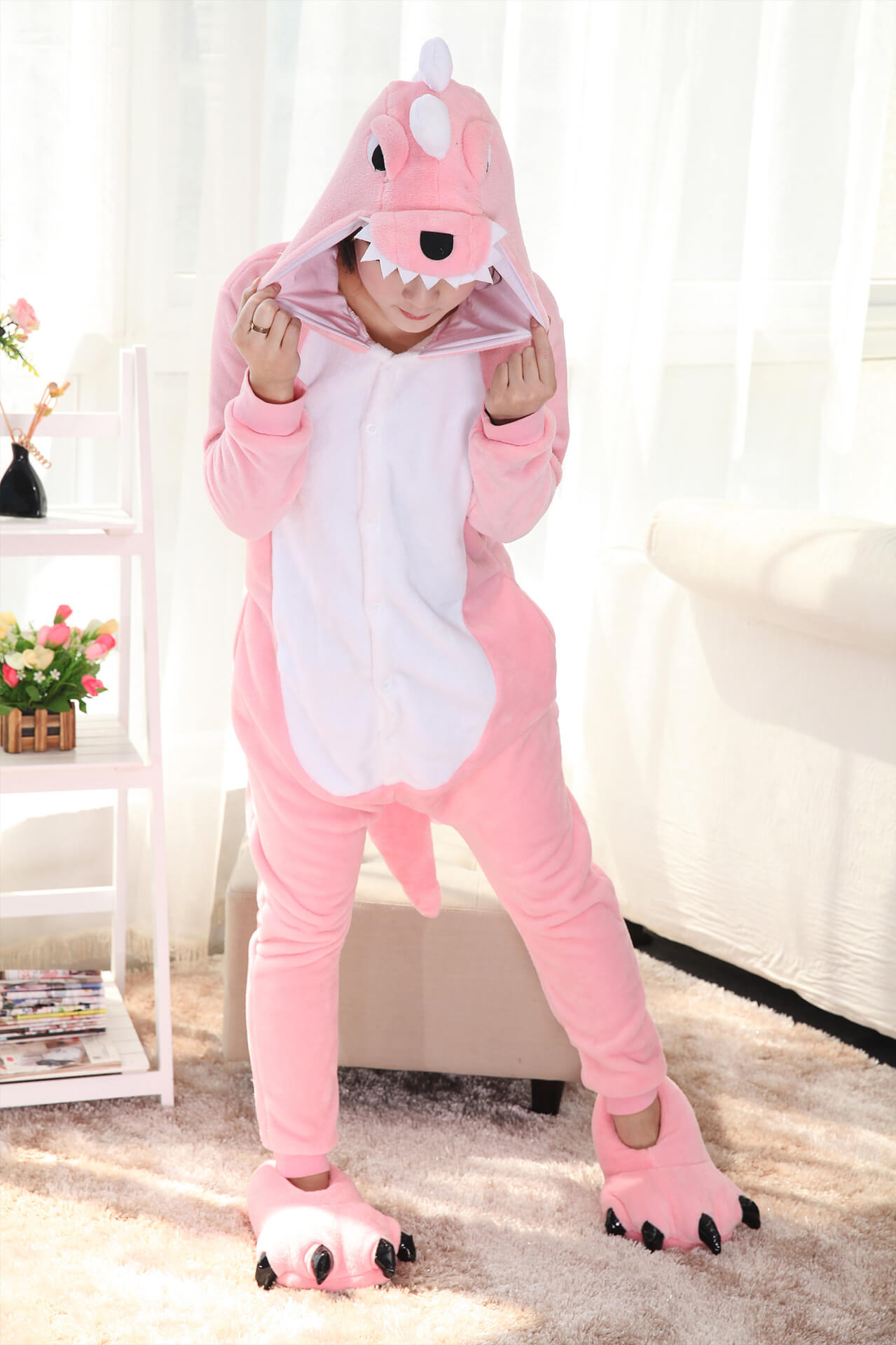 Пижама Кигуруми взрослая BearWear Дракон/Динозавр 155 - 165 см Розовый (K1W1-0015, Пижама Кигуруми взрослая BearWear Дракон/Динозавр M 155 - 165 см Розовый (K1W1-0015-M)
Пижама Кигуруми взрослая BearWear Дракон/Динозавр 155 - 165 см Розовый (K1W1-0015, Пижама Кигуруми взрослая BearWear Дракон/Динозавр M 155 - 165 см Розовый (K1W1-0015-M)