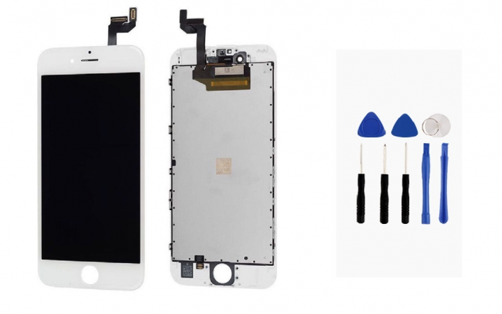 Дисплейный модуль (дисплей + сенсор) iPhone 6s (белый) + набор для замены модуля .
Дисплейный модуль (дисплей + сенсор) iPhone 6s (белый) + набор для замены модуля .