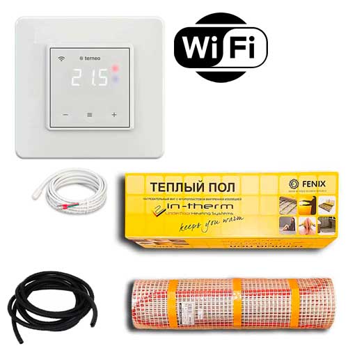 Теплый пол двухжильный нагревательный мат IN-Term ECO 200 + программируемый WiFi терморегулятор Terneo SX 3.6 м.кв - 720Вт
Теплый пол двухжильный нагревательный мат IN-Term ECO 200 + программируемый WiFi терморегулятор Terneo SX 3.6 м.кв - 720Вт
