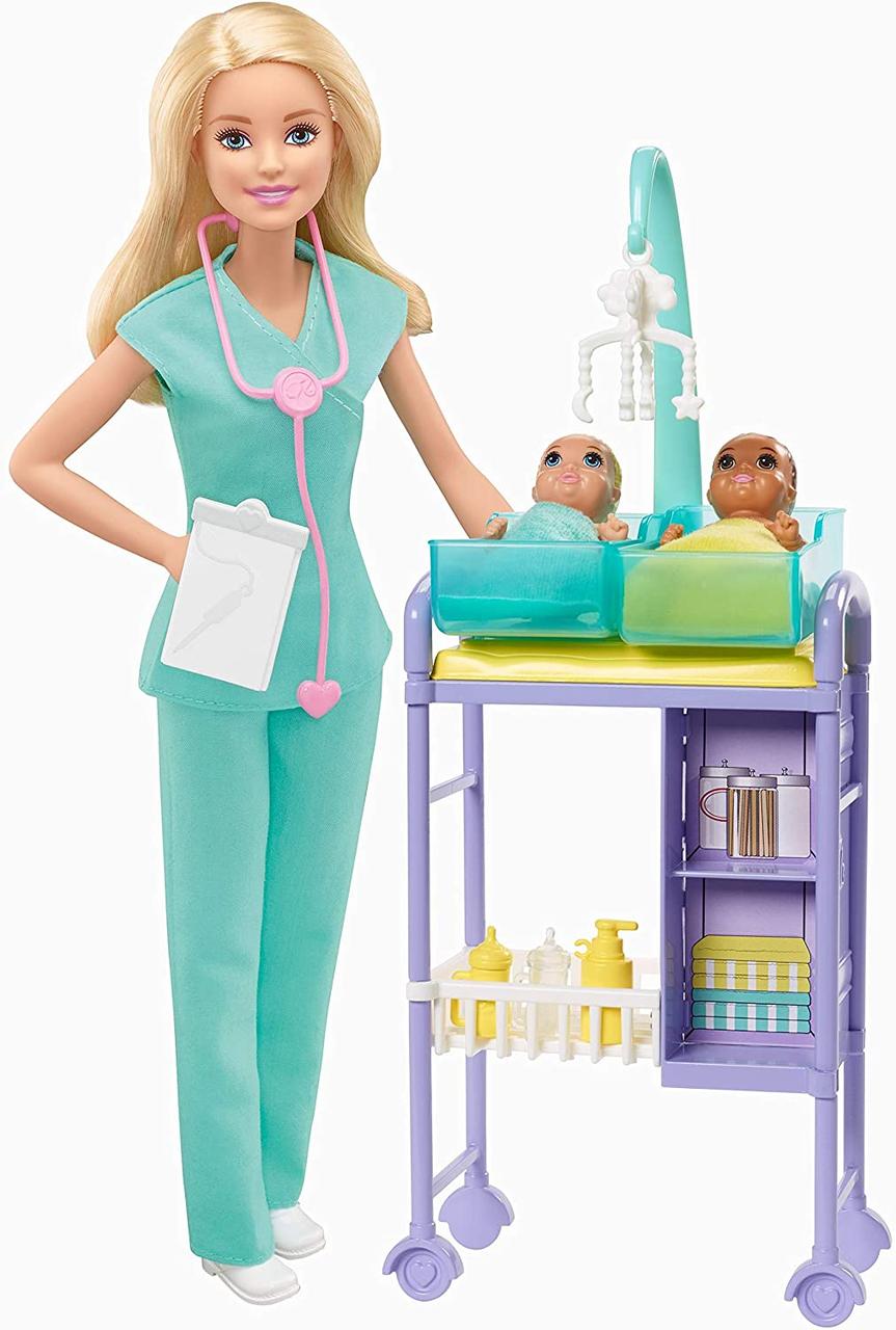 Ігровий набір Barbie Baby Doctor Playset with Blonde Doll Барбі Педіатер (GKH23) (B07XF98T7L)
Ігровий набір Barbie Baby Doctor Playset with Blonde Doll Барбі Педіатер (GKH23) (B07XF98T7L)