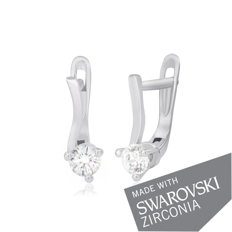 Серебряные серьги Silvex925 с цирконием SWAROWSKI ZIRCONIA С2С/091А, с английской застежкой
Серебряные серьги Silvex925 с цирконием SWAROWSKI ZIRCONIA С2С/091А, с английской застежкой
