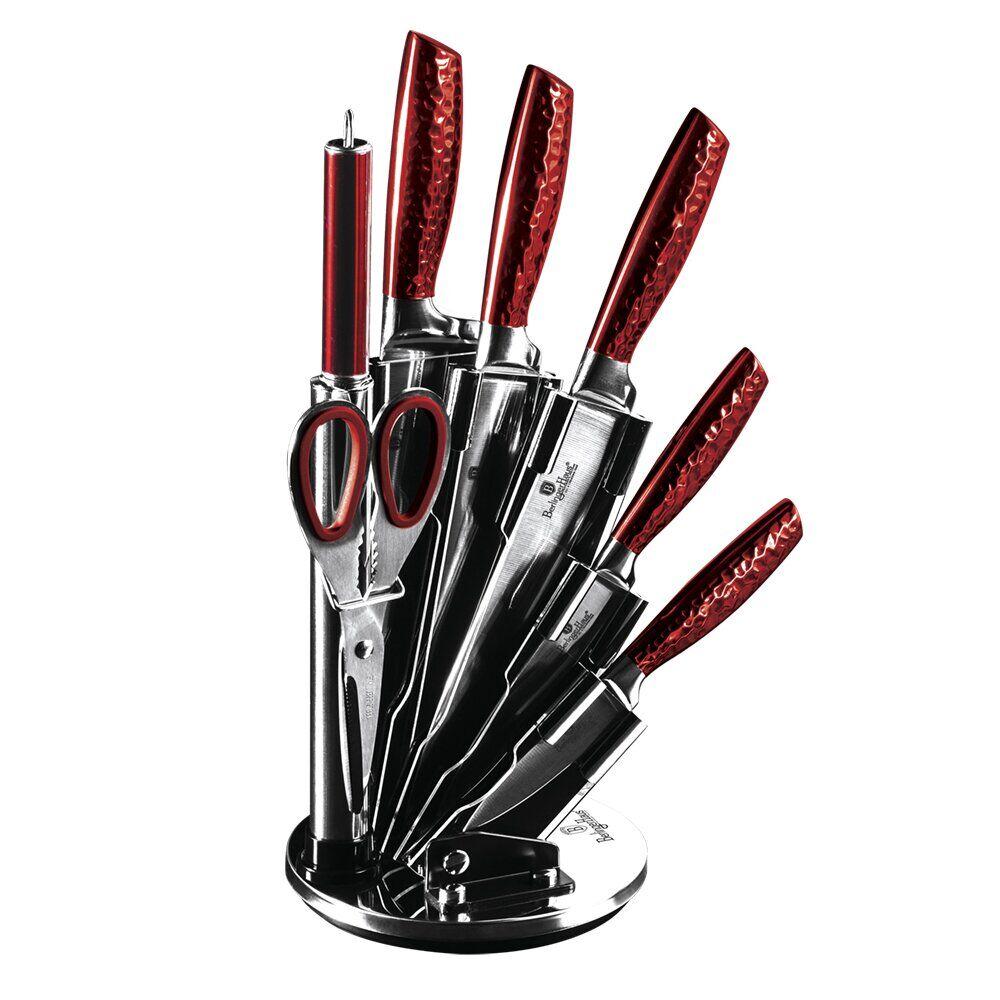 Набор ножей на подставке из нержавеющей стали 8 предметов Metallic Line Burgundy Edition Berlinger Haus
Набор ножей на подставке из нержавеющей стали 8 предметов Metallic Line Burgundy Edition Berlinger Haus