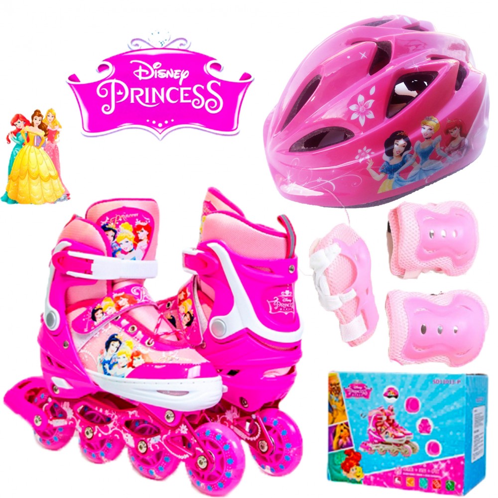 Ролики Комплект роликов Disney Princess6 34-38 Все колеса светятся Защита + Шлем с регулировкой
Ролики Комплект роликов Disney Princess6 34-38 Все колеса светятся Защита + Шлем с регулировкой