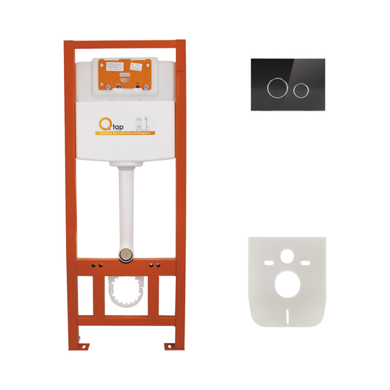 Инсталляция для унитаза Q-tap Nest комплект 4 в 1 с панелью смыва PL M11GLBLA
Инсталляция для унитаза Q-tap Nest комплект 4 в 1 с панелью смыва PL M11GLBLA