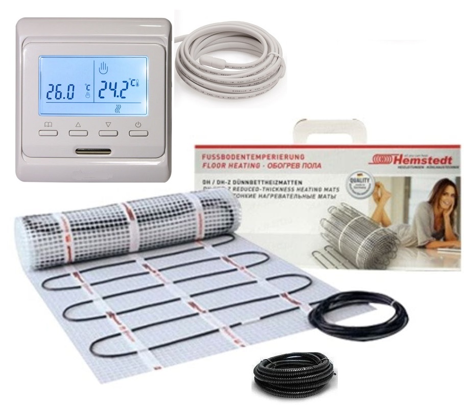 Теплый пол Hemstedt HEMSTEDT COMFORT DI SI H двухжильный мат 1050 ВТ 7 м² в комплекте с программируемым терморегулятором(Vvp61)
Теплый пол Hemstedt HEMSTEDT COMFORT DI SI H двухжильный мат 1050 ВТ 7 м² в комплекте с программируемым терморегулятором(Vvp61)