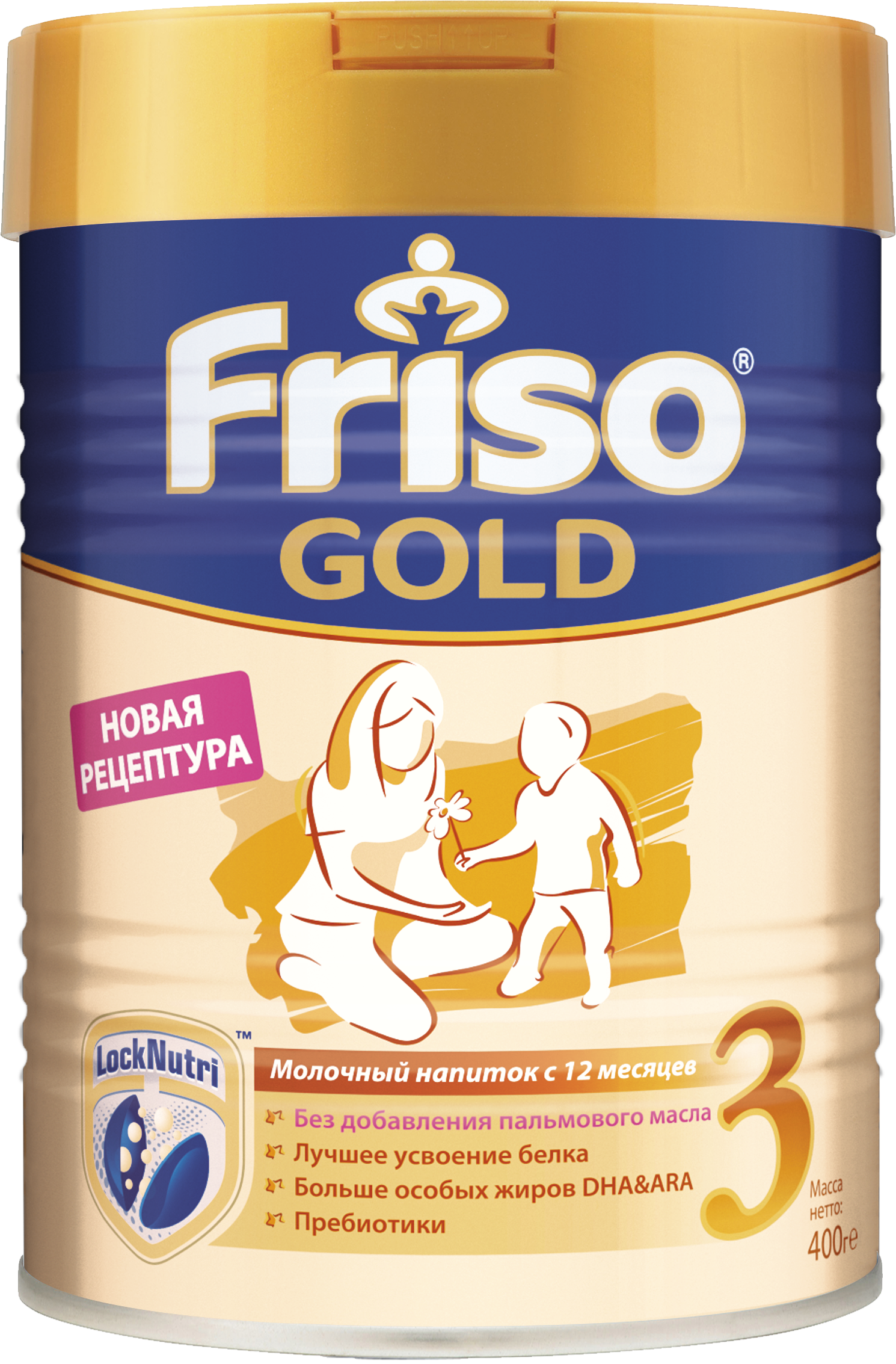 Сухой молочный напиток для детей Friso Gold 3 LockNutri от 1 года 400 г (8716200722834)
Сухой молочный напиток для детей Friso Gold 3 LockNutri от 1 года 400 г (8716200722834)