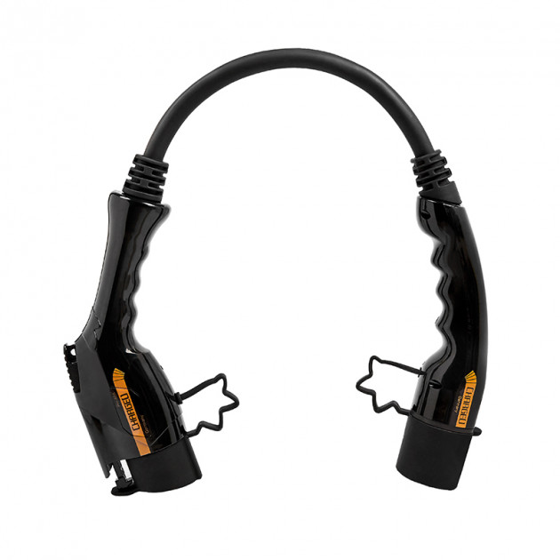 Зарядный кабель переходник ChargeU Pro 40A Type 2 Cable (Mennekes) — Type 1 (J1772) (64907)
Зарядный кабель переходник ChargeU Pro 40A Type 2 Cable (Mennekes) — Type 1 (J1772) (64907)