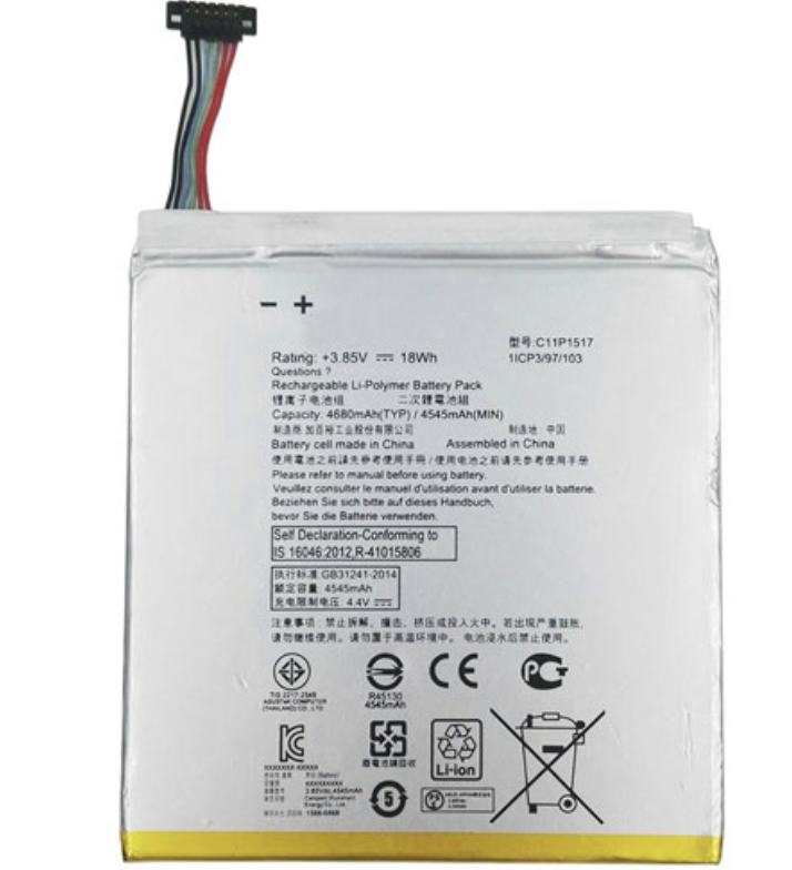 Аккумуляторная батарея (АКБ) для Asus C11P1517 ZenPad 10 Z300C 4700 mAh High Copy
Аккумуляторная батарея (АКБ) для Asus C11P1517 ZenPad 10 Z300C 4700 mAh High Copy