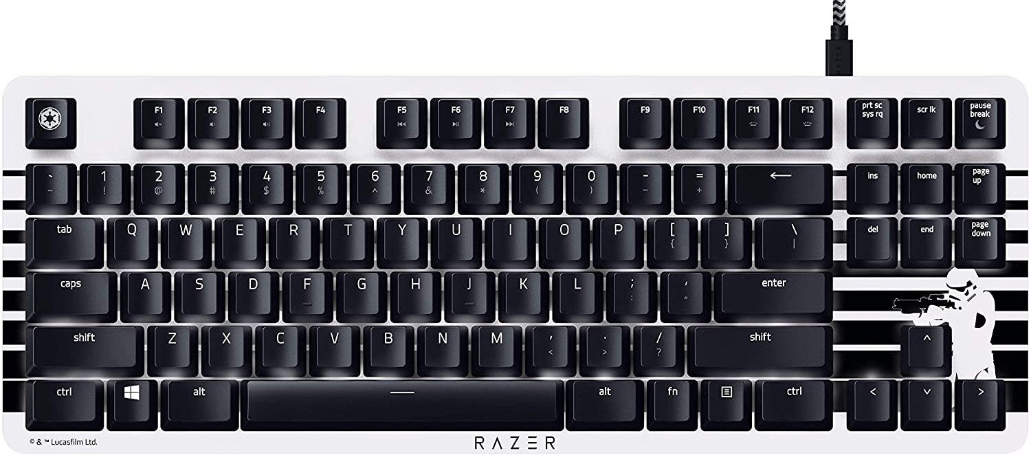Клавиатура проводная Razer BlackWidow Lite Stormtrooper USB Black/White (RZ03-02640800-R3M1)
Клавиатура проводная Razer BlackWidow Lite Stormtrooper USB Black/White (RZ03-02640800-R3M1)