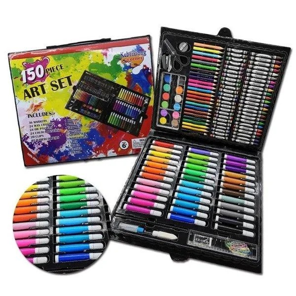 Детский большой набор для рисования и творчества MHZ Painting Set Pink 150 предметов
Детский большой набор для рисования и творчества MHZ Painting Set Pink 150 предметов