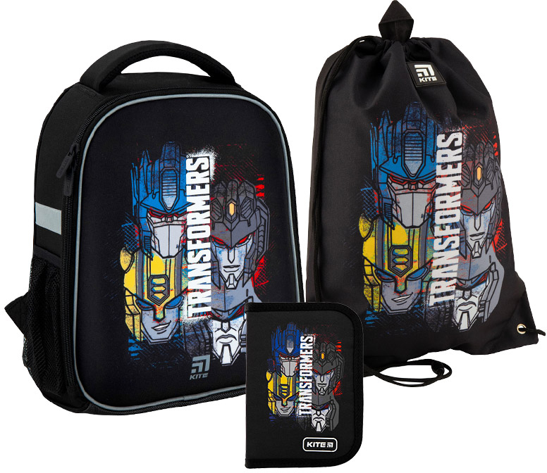 Школьный набор рюкзак + пенал + сумка для обуви Kite Education Transformers SET_TF20-555S
Школьный набор рюкзак + пенал + сумка для обуви Kite Education Transformers SET_TF20-555S