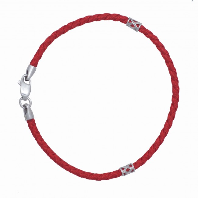 Шнурок на руку с серебряными вставками Jewel-case Красный плетеный шелк 4022-kr 17.0
Шнурок на руку с серебряными вставками Jewel-case Красный плетеный шелк 4022-kr 17.0