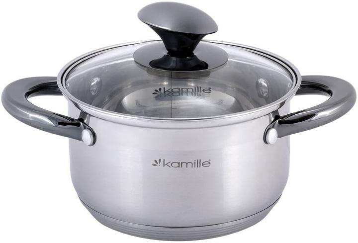 Кастрюля Kamille Groningen 5л из нержавеющей стали с 5-слойным индукционным дном
Кастрюля Kamille Groningen 5л из нержавеющей стали с 5-слойным индукционным дном
