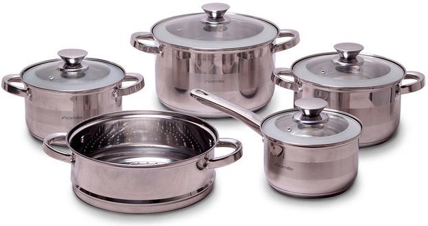 Набор кухонной посуды Kamille Springfield 9 предметов, нержавеющая сталь Original (PSG_KM-4505S)
Набор кухонной посуды Kamille Springfield 9 предметов, нержавеющая сталь Original (PSG_KM-4505S)