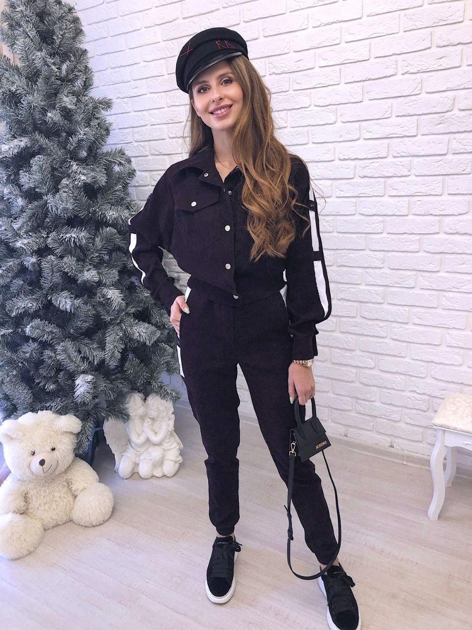 Вельветовый брючный костюм MNC 910546 фиолетовый, Вельветовый брючный костюм MNC 910546 фиолетовый 42
Вельветовый брючный костюм MNC 910546 фиолетовый, Вельветовый брючный костюм MNC 910546 фиолетовый 42