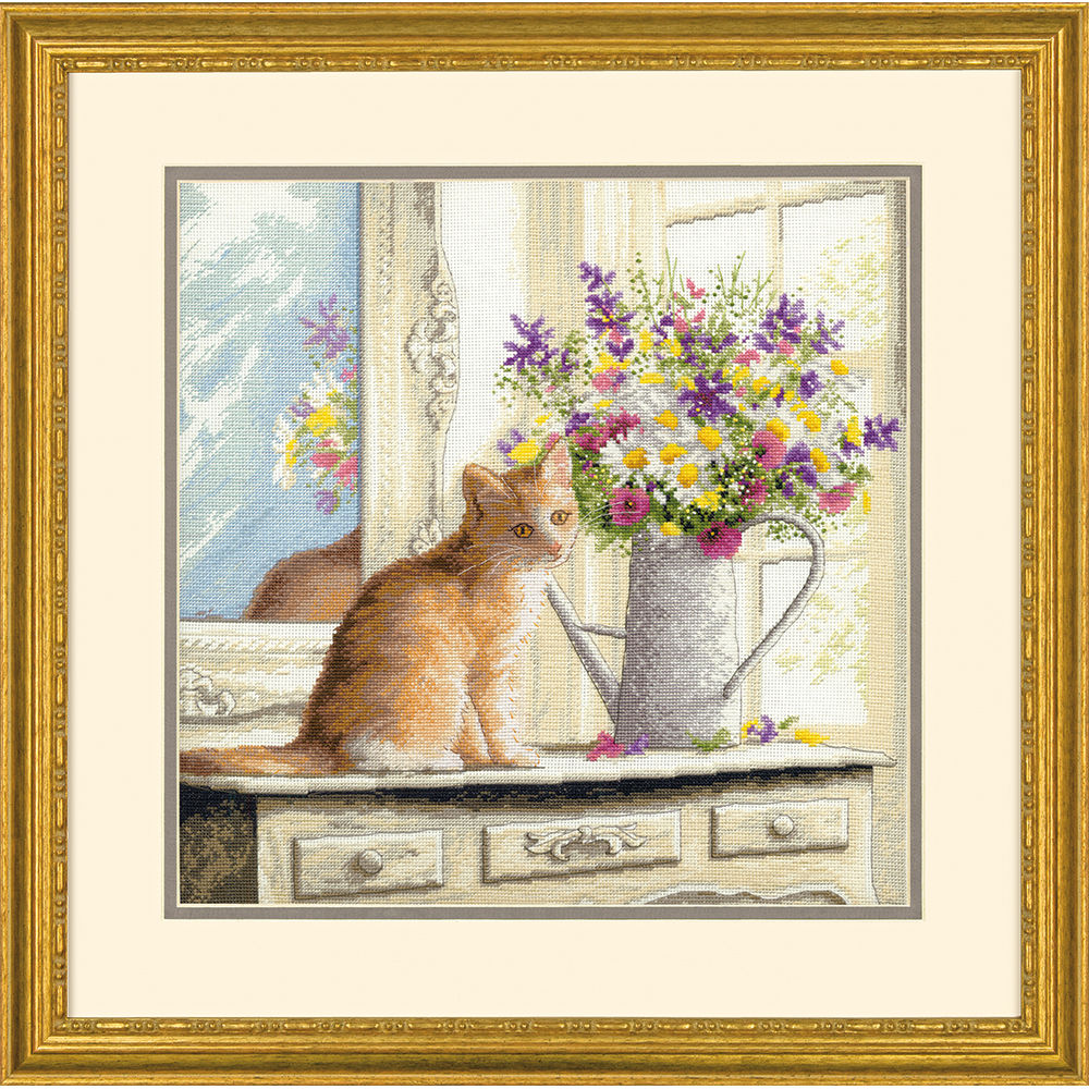 Набір для вишивання хрестиком "Кошеня у вікні//Kitten in the Window" DIMENSIONS 70-35359
Набір для вишивання хрестиком "Кошеня у вікні//Kitten in the Window" DIMENSIONS 70-35359
