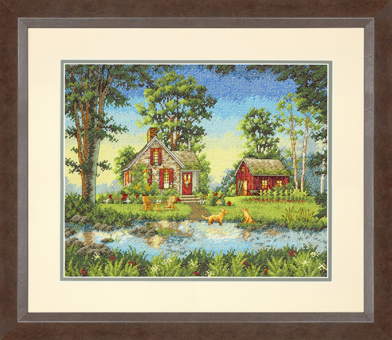 Набір для вишивання хрестиком "Літній котедж//Summer Cottage" DIMENSIONS 70-35340
Набір для вишивання хрестиком "Літній котедж//Summer Cottage" DIMENSIONS 70-35340