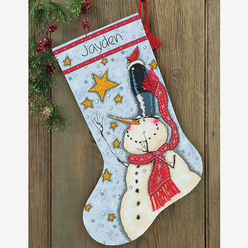 Набір для вишивання хрестиком "Сніговик з високим капелюхом//Tall Hat Snowman Stocking" DIMENSIONS 70-08924
Набір для вишивання хрестиком "Сніговик з високим капелюхом//Tall Hat Snowman Stocking" DIMENSIONS 70-08924