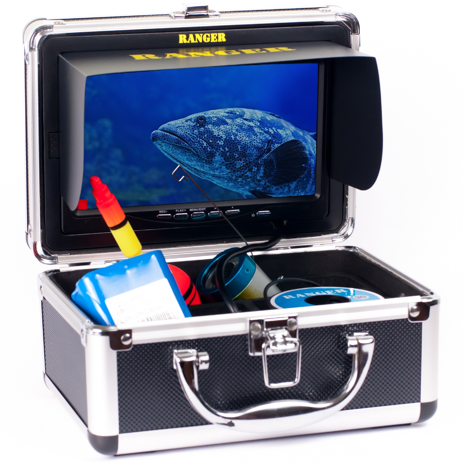 Подводная видеокамера Ranger Lux Case 30m (Арт. RA 8845) Цветной дисплей 7 дюймов с разрешением 800х480
Подводная видеокамера Ranger Lux Case 30m (Арт. RA 8845) Цветной дисплей 7 дюймов с разрешением 800х480