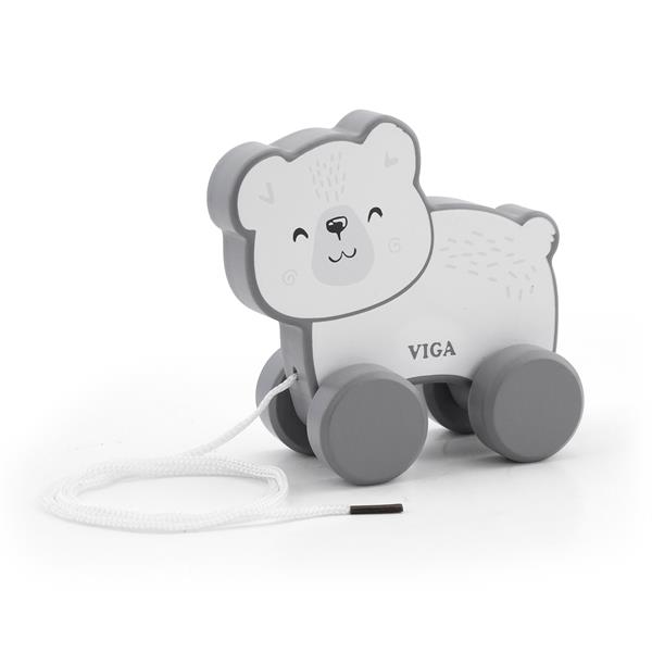 Игрушка-каталка на веревке Viga Toys PolarB Белый медведь дерево серый, белый AFK 44001
Игрушка-каталка на веревке Viga Toys PolarB Белый медведь дерево серый, белый AFK 44001