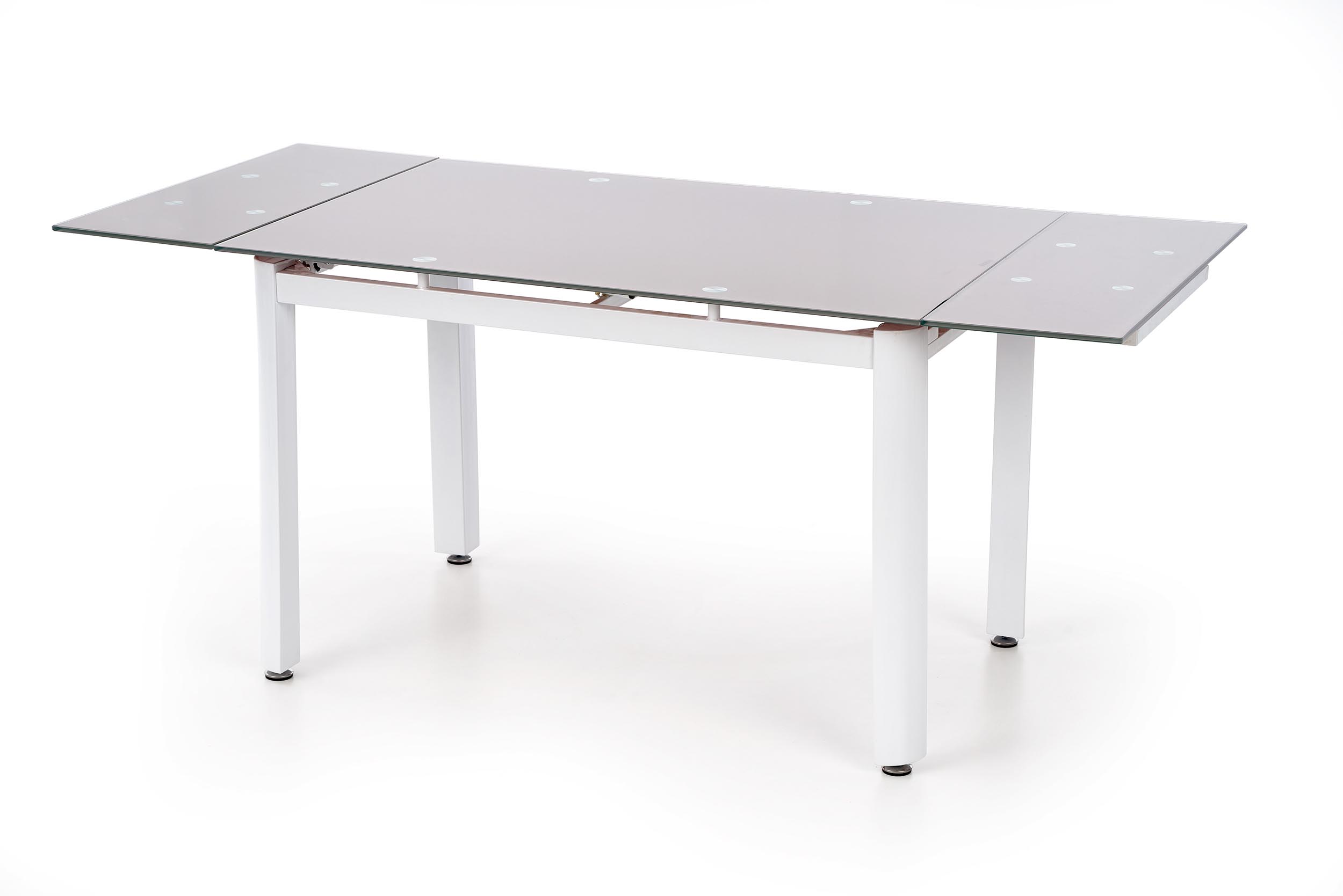 Раскладной обеденный стол в гостиную, кухню Alston 120(180)x80 стекло бежевый/сталь белый Halmar Польша
Раскладной обеденный стол в гостиную, кухню Alston 120(180)x80 стекло бежевый/сталь белый Halmar Польша