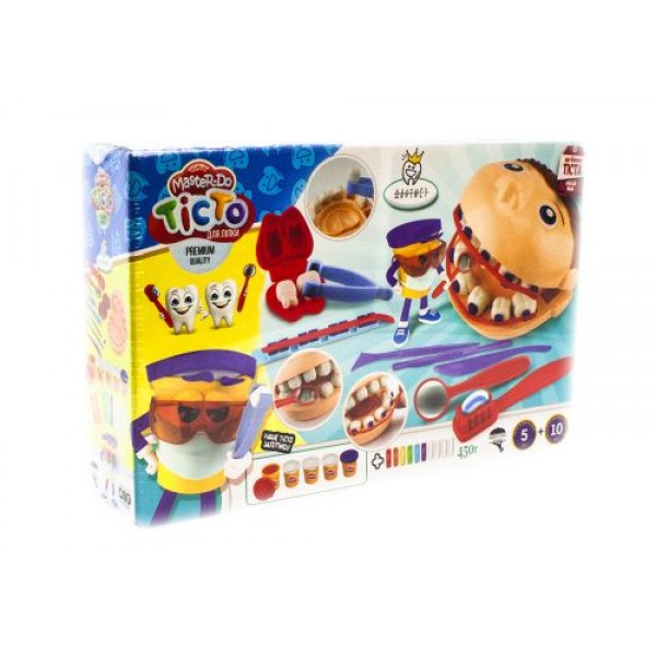 Набор теста для лепки "Master-Do: Дантист" (укр) TMD-12-01U
Набор теста для лепки "Master-Do: Дантист" (укр) TMD-12-01U