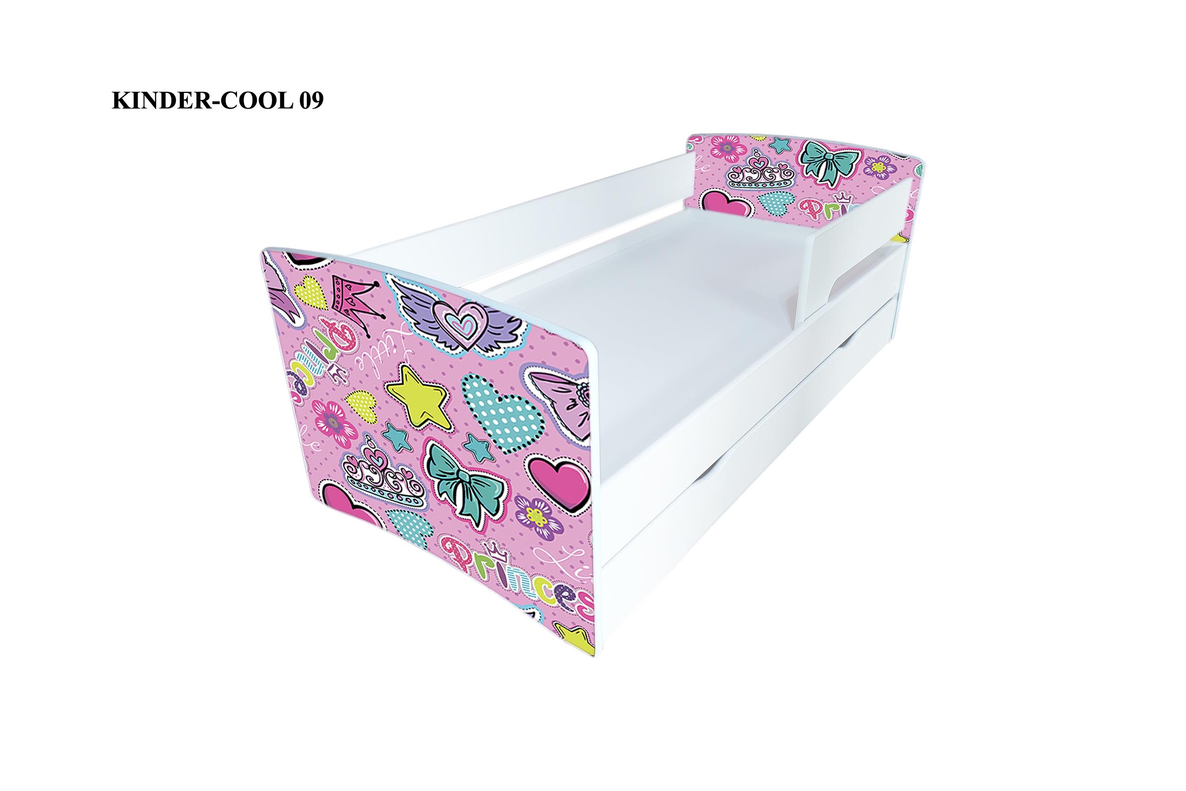 Кровать детская Kinder-cool 09 с бортиком и ящиком 80х170 Viorina-Deko без матраса
Кровать детская Kinder-cool 09 с бортиком и ящиком 80х170 Viorina-Deko без матраса