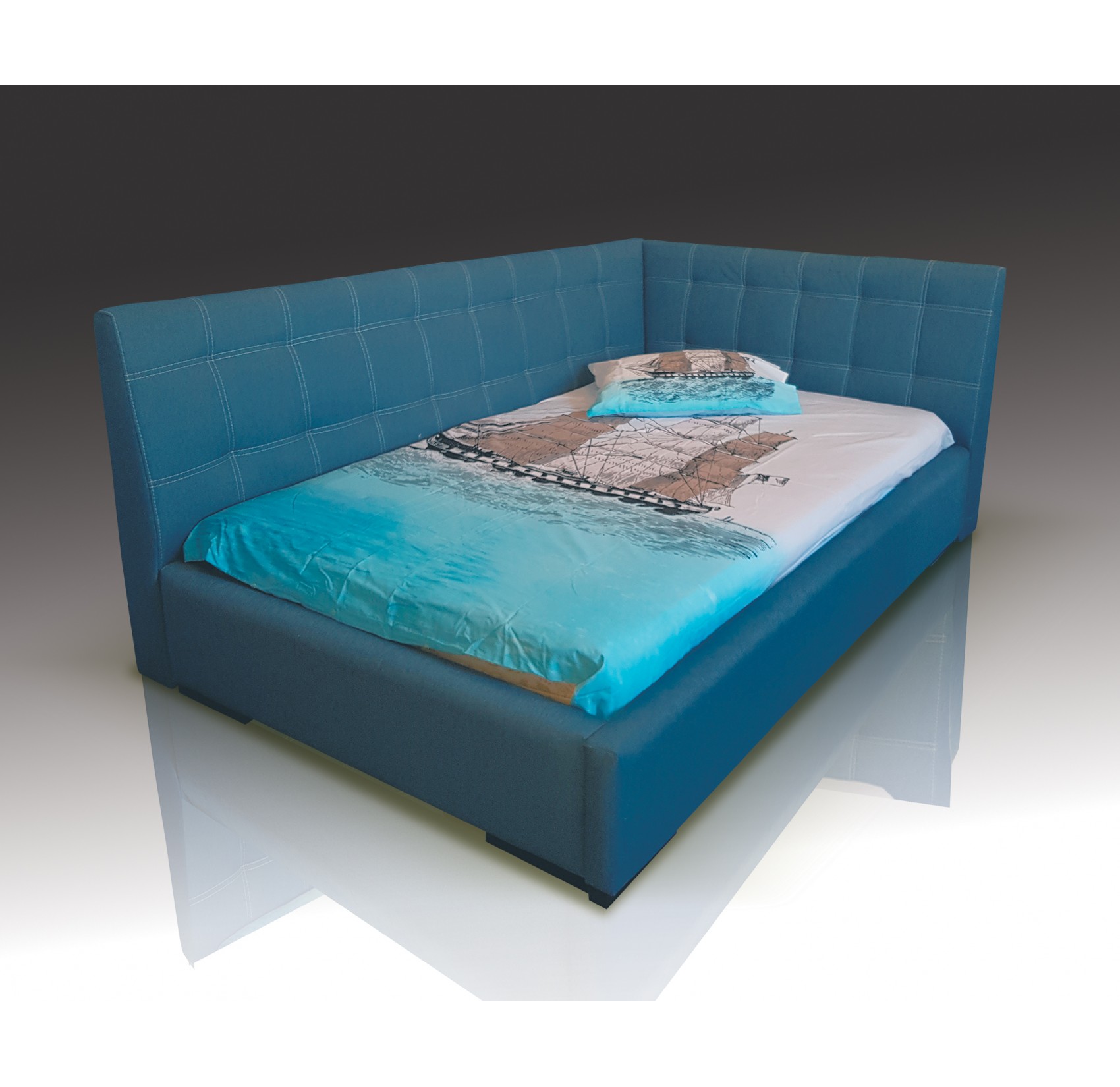 Кровать Далио (Сэйлинг) Синий 
Кровать Далио (Сэйлинг) Синий