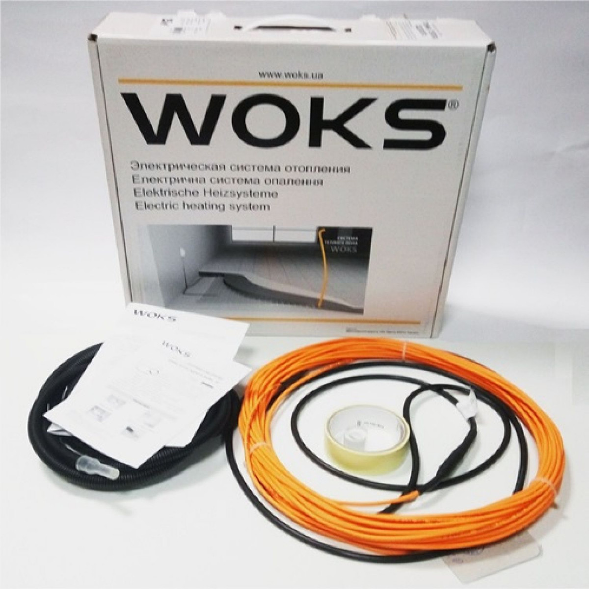 Электрический теплый пол тонкий кабель Woks-10 1140 Вт 115м (двухжильный)
Электрический теплый пол тонкий кабель Woks-10 1140 Вт 115м (двухжильный)