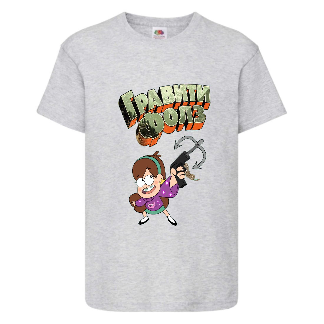 Футболка детская Гравити Фолз Мэйбл стреляет (Gravity Falls Maybl) серая (GF gr-002) 152 см
Футболка детская Гравити Фолз Мэйбл стреляет (Gravity Falls Maybl) серая (GF gr-002) 152 см