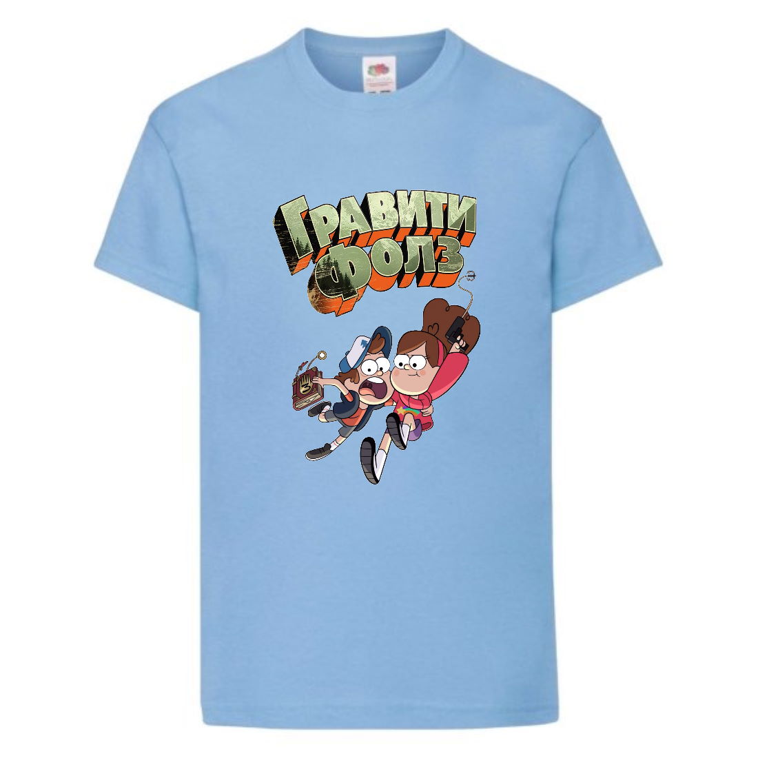 Футболка детская Гравити Фолз Мэйб и Диппер 2 (Gravity Falls Mayb and Dipper 2) голубой (GF lblu-5) 164 см
Футболка детская Гравити Фолз Мэйб и Диппер 2 (Gravity Falls Mayb and Dipper 2) голубой (GF lblu-5) 164 см