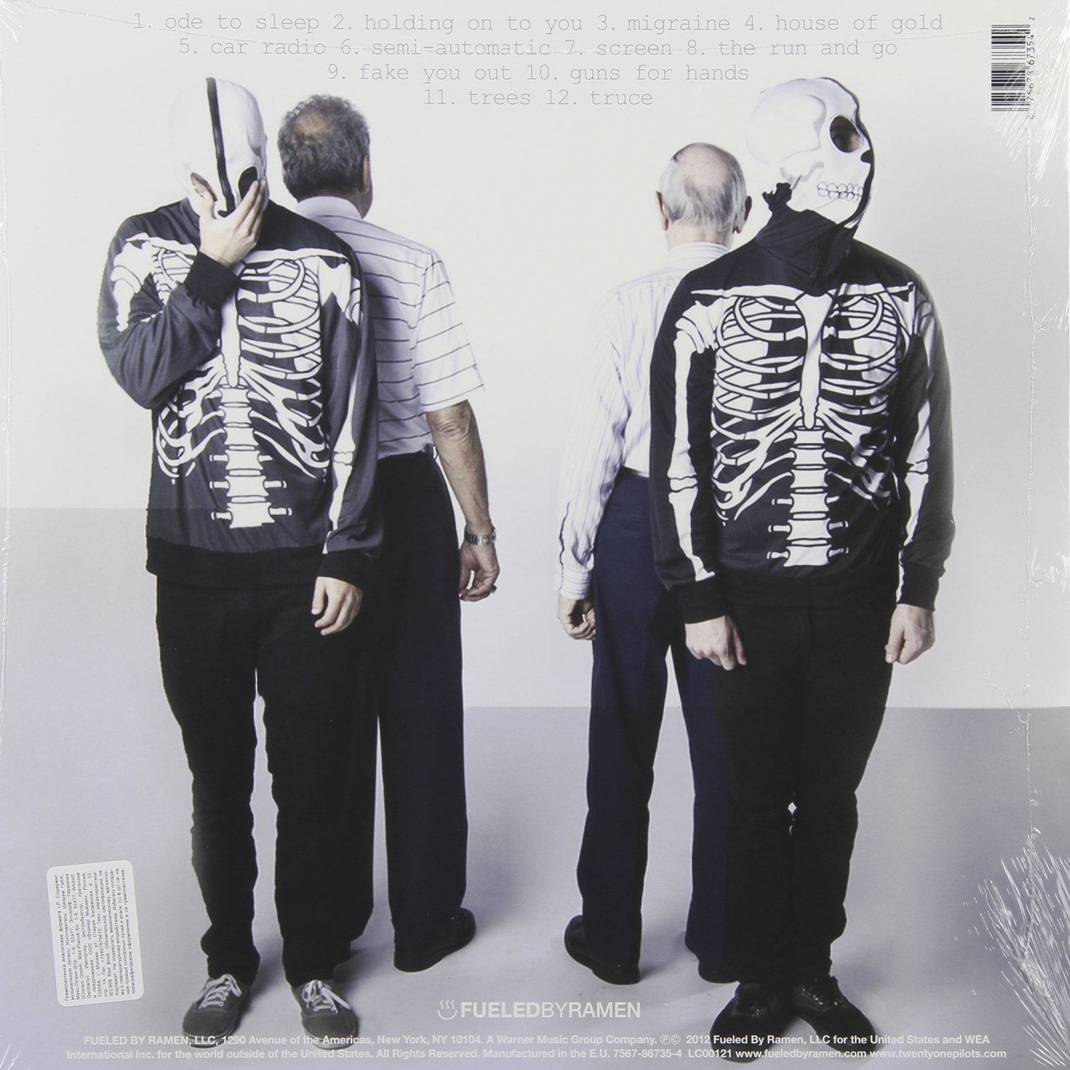 Виниловая пластинка TWENTY ONE PILOTS VESSEL - LDT EDT CLEAR VINYL (EAN 0075678673542)
Виниловая пластинка TWENTY ONE PILOTS VESSEL - LDT EDT CLEAR VINYL (EAN 0075678673542)