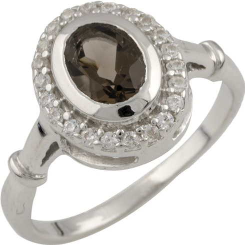Серебряное кольцо SilverBreeze с натуральным раухтопазом димчатим кварцем 0464800 18.5 размер, 18.5 размер
Серебряное кольцо SilverBreeze с натуральным раухтопазом димчатим кварцем 0464800 18.5 размер, 18.5 размер