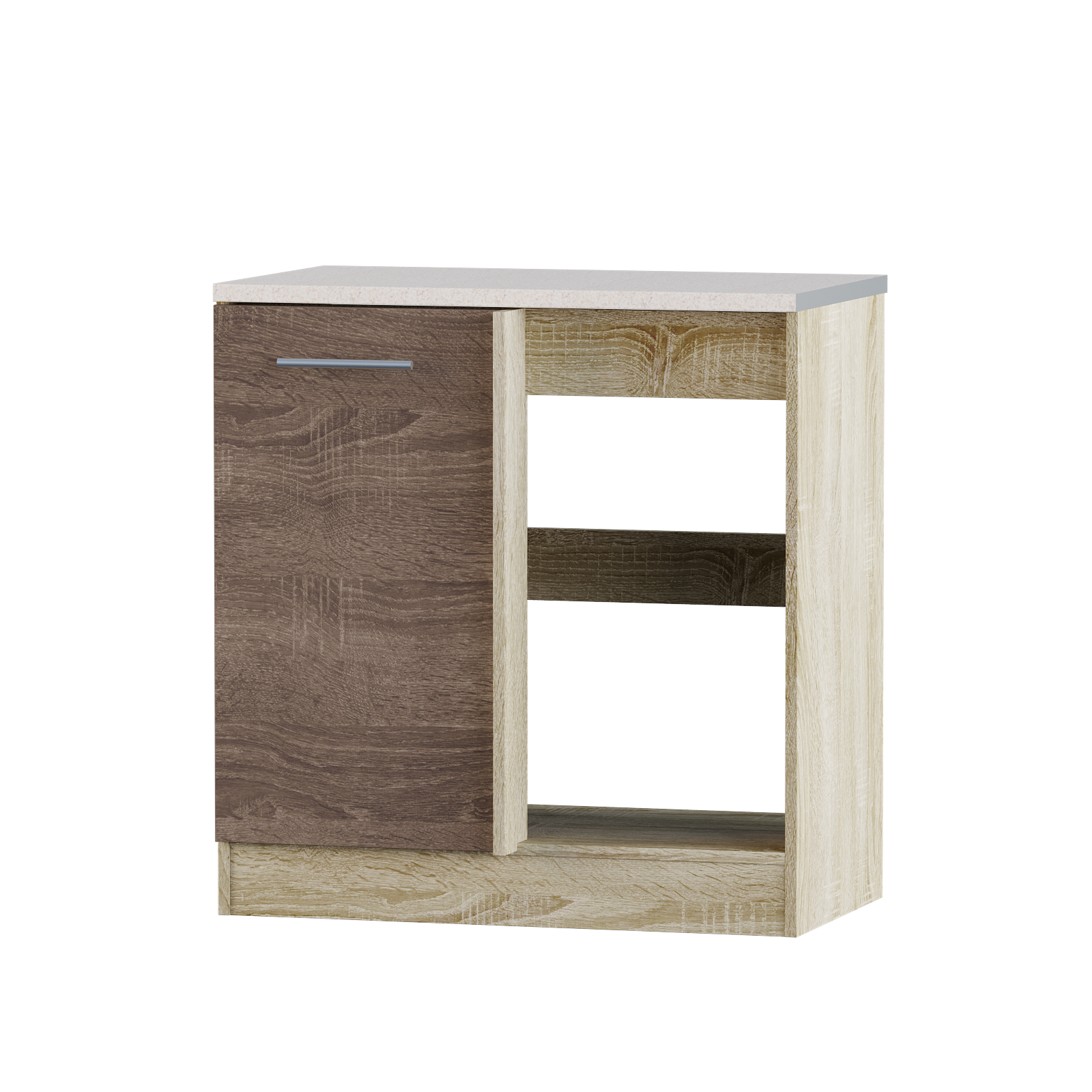 Кухня Эко модуль Низ Угол 790 Omni Home Комби Дуб Сонома - Трюфель 79х46х82см + столешница
Кухня Эко модуль Низ Угол 790 Omni Home Комби Дуб Сонома - Трюфель 79х46х82см + столешница