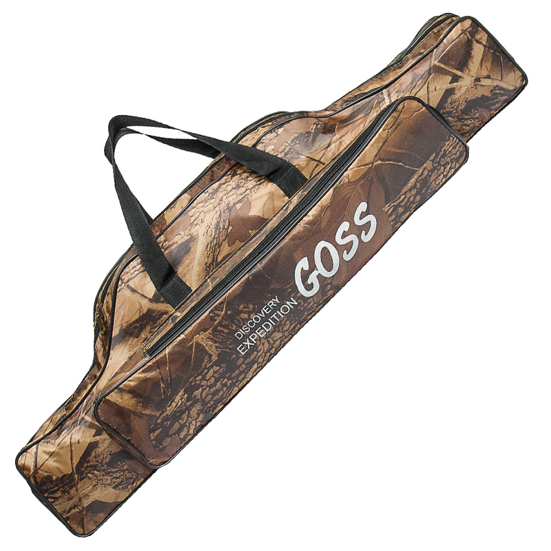 Чехол Goss 2 отдела 0,8 м для удочек и спиннингов с катушкой Коричневый
Чехол Goss 2 отдела 0,8 м для удочек и спиннингов с катушкой Коричневый