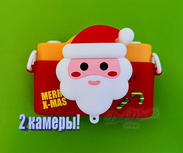 40М Детский цифровой фотоаппарат Merry X-Mas с 2 камерами серия к НГ и Рождеству Желтый Т032_Y
40М Детский цифровой фотоаппарат Merry X-Mas с 2 камерами серия к НГ и Рождеству Желтый Т032_Y