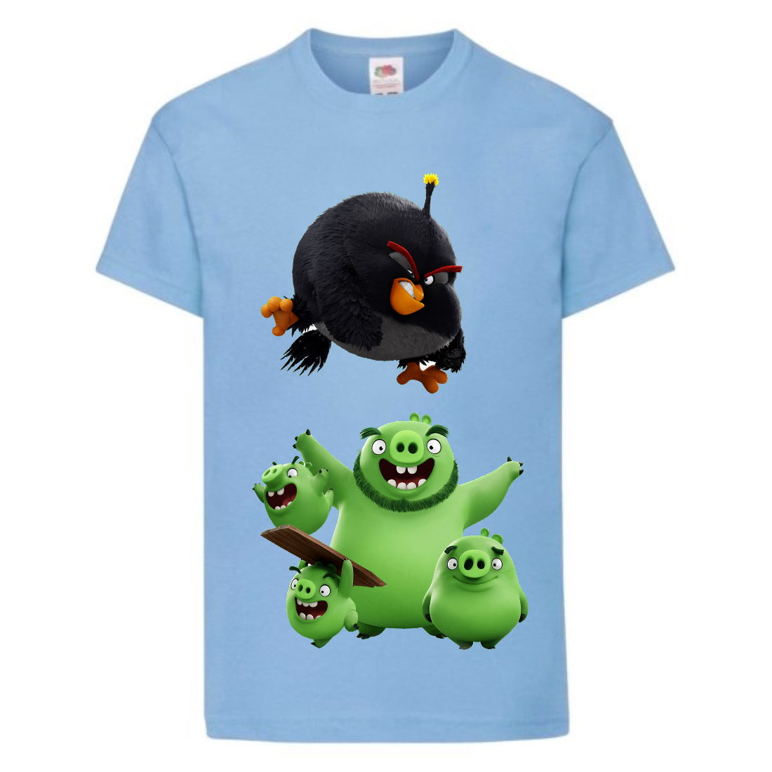 Футболка детская Энгри Бердс (Angry Birds) светло-голубая (AB-pigs-bomb-blue) 140 см
Футболка детская Энгри Бердс (Angry Birds) светло-голубая (AB-pigs-bomb-blue) 140 см