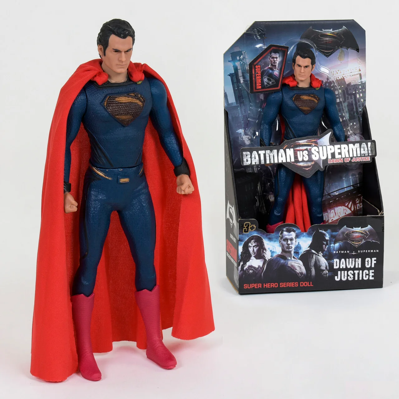 Фигурка супер героя DC Супермен | Superman (32см) с подвижными конечностями Batman VS Superman
Фигурка супер героя DC Супермен | Superman (32см) с подвижными конечностями Batman VS Superman