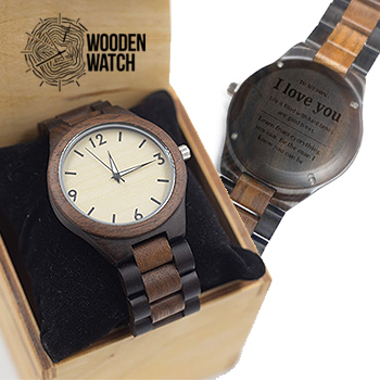 Деревянные наручные часы ручной работы WoodenWatch Numeric с именной гравировкой "I love you" Комбинированные
Деревянные наручные часы ручной работы WoodenWatch Numeric с именной гравировкой "I love you" Комбинированные