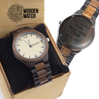 Деревянные наручные часы ручной работы WoodenWatch Numeric с именной гравировкой "The best dad ever" Комбинированные
Деревянные наручные часы ручной работы WoodenWatch Numeric с именной гравировкой "The best dad ever" Комбинированные