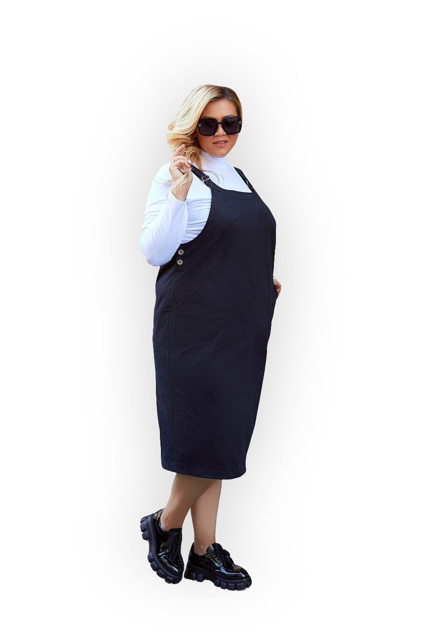 Комплект сарафан + гольф Clothes Plus 1221-3 - Темно-синий, Комплект сарафан + гольф Clothes Plus 1221-3 60-62 Темно-синий
Комплект сарафан + гольф Clothes Plus 1221-3 - Темно-синий, Комплект сарафан + гольф Clothes Plus 1221-3 60-62 Темно-синий