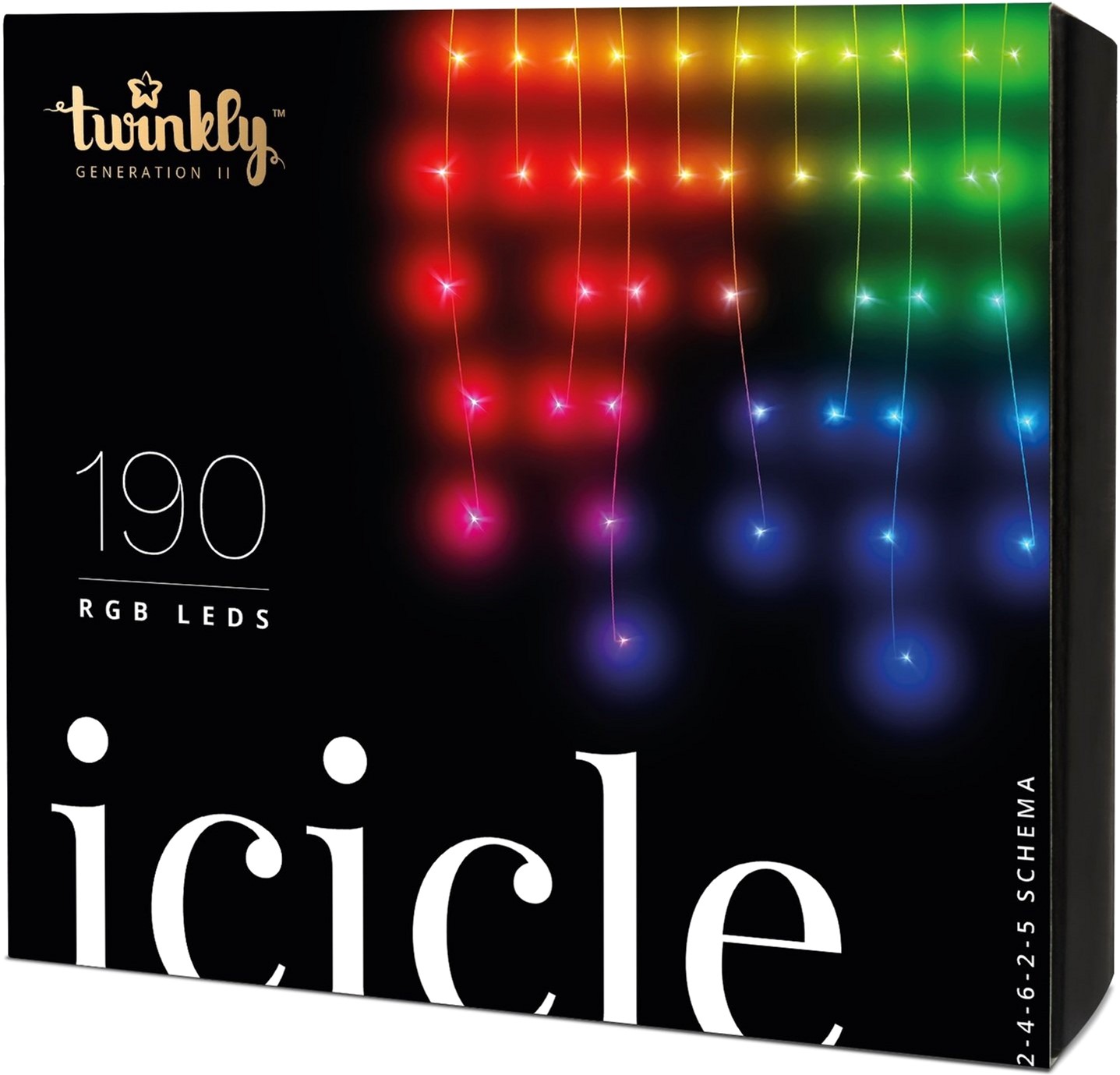 Светодиодная Smart LED гирлянда Twinkly Icicle RGB 190, BT+WiFi, Gen II, IP44 кабель прозрачный (TWI190STP-TEU)
Светодиодная Smart LED гирлянда Twinkly Icicle RGB 190, BT+WiFi, Gen II, IP44 кабель прозрачный (TWI190STP-TEU)