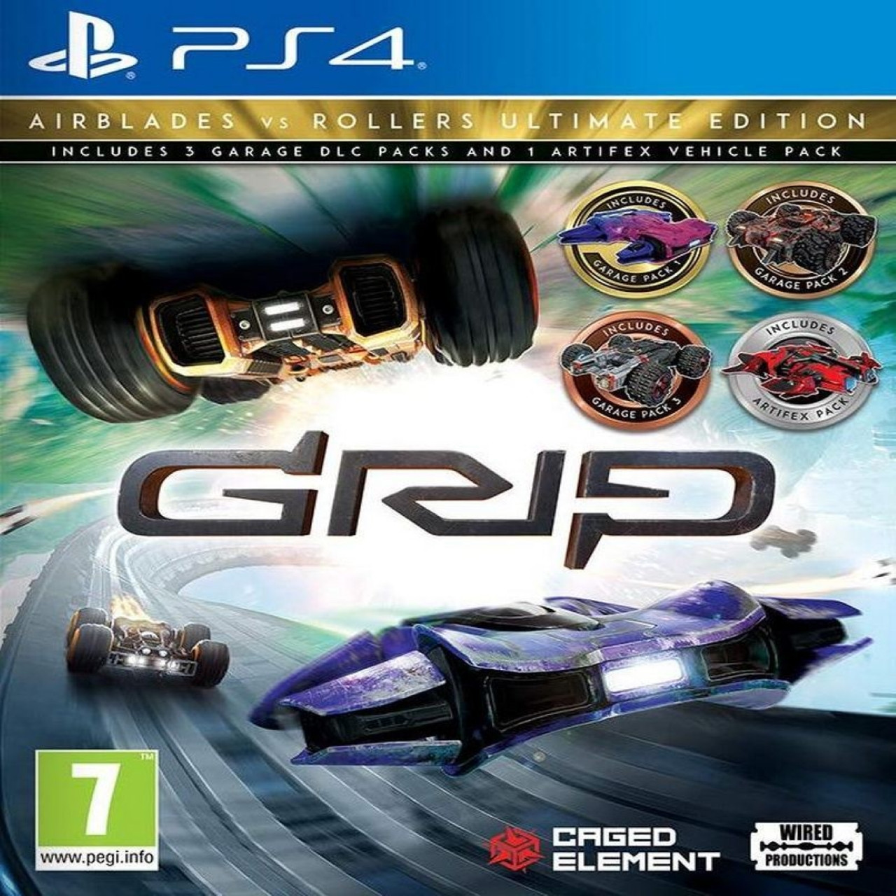 GRIP Combat Racing - Rollers Vs Airblades Ultimate Edition (англійська версія) PS4
GRIP Combat Racing - Rollers Vs Airblades Ultimate Edition (англійська версія) PS4
