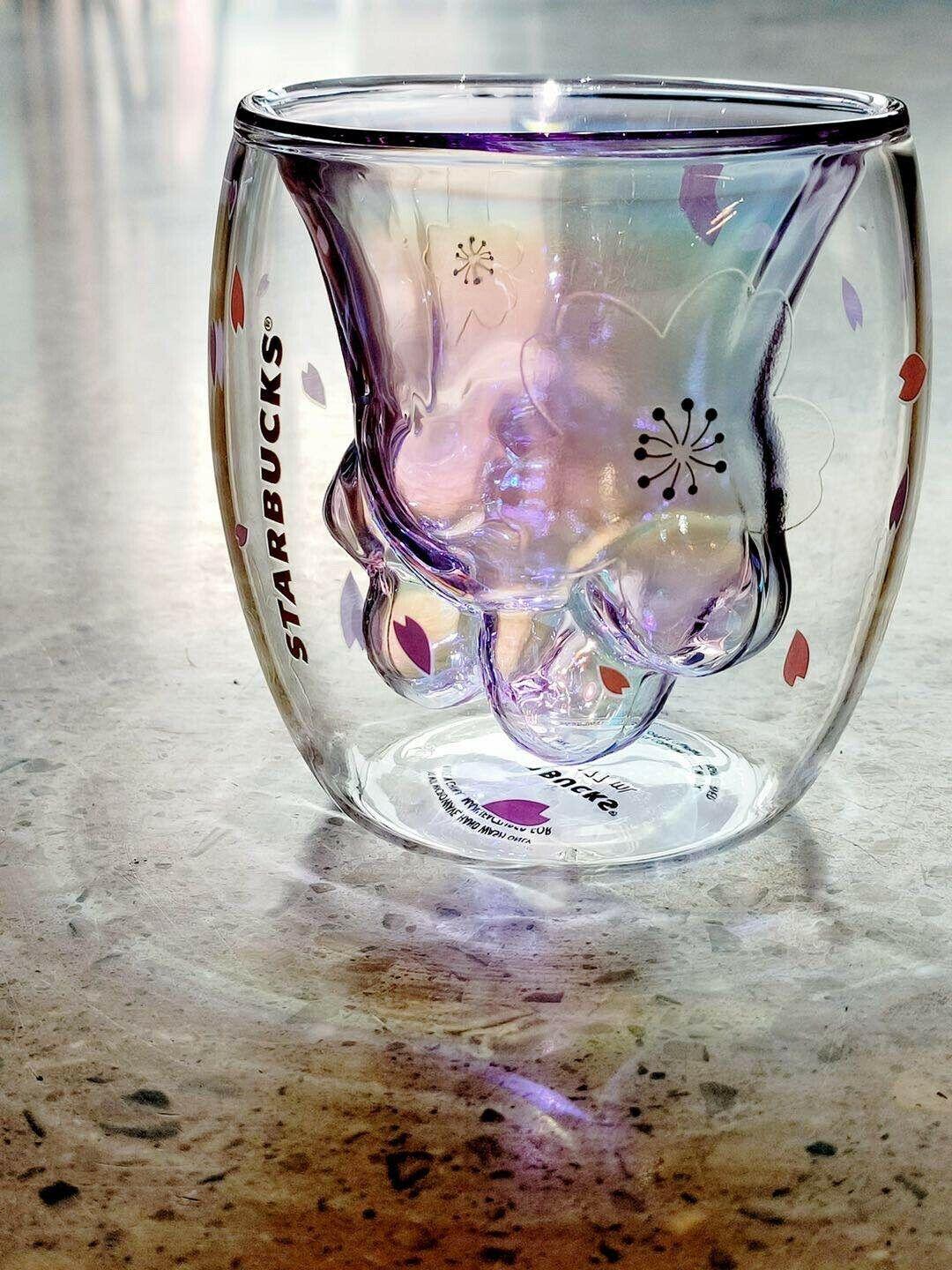 Чашка Starbucks 2020 Purple Sakura Cat Paw Double Wall Glass Cup Mug Кошачья лапка
Чашка Starbucks 2020 Purple Sakura Cat Paw Double Wall Glass Cup Mug Кошачья лапка