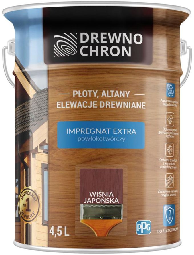 Плёнкообразующая пропитка Drewnochron Impregnat Extra Японская вишня 4.5 л (DN-364429)
Плёнкообразующая пропитка Drewnochron Impregnat Extra Японская вишня 4.5 л (DN-364429)
