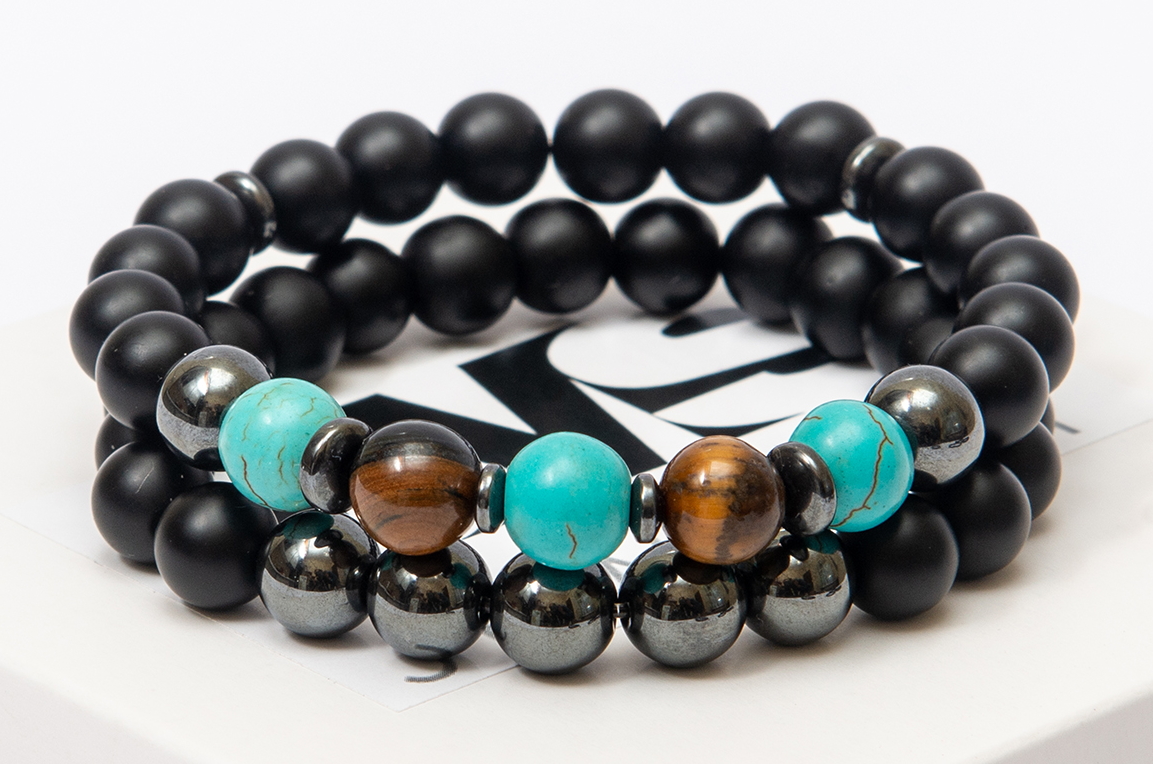 Парные браслеты мужские DMS Jewelry из натуральных камней шунгита и гематита DOUBLE DYNAMIC BRACELET
Парные браслеты мужские DMS Jewelry из натуральных камней шунгита и гематита DOUBLE DYNAMIC BRACELET